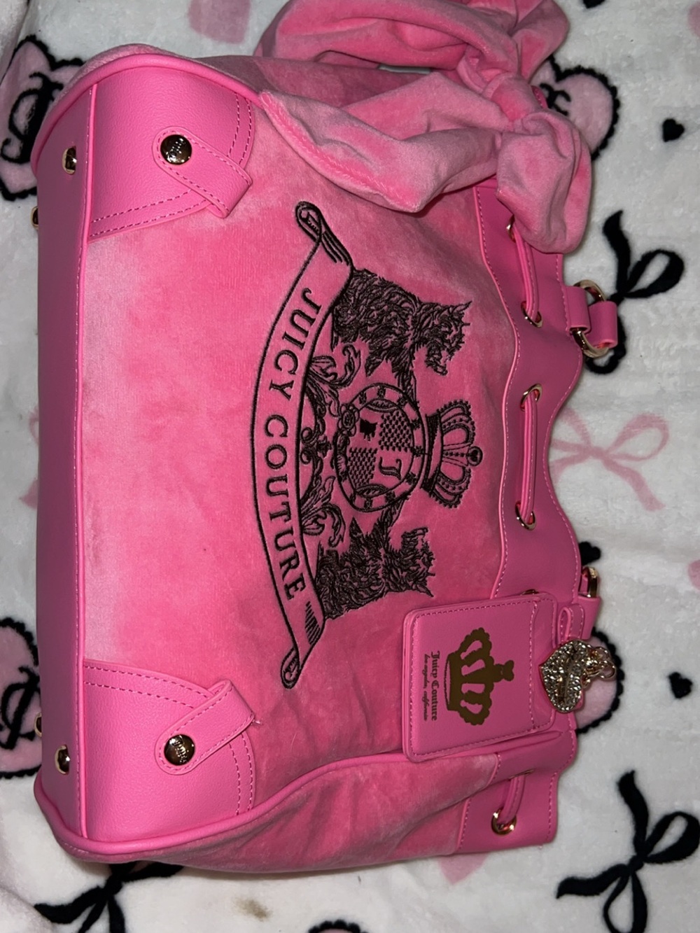 Juicy Couture Hot Pink Scottie dog daydreamer